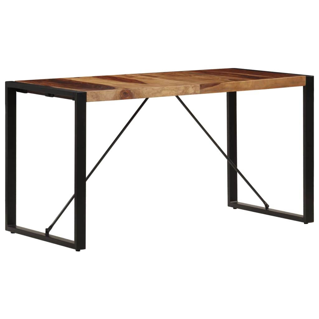 Square Solid Sheesham Wood Dining Table I8799
