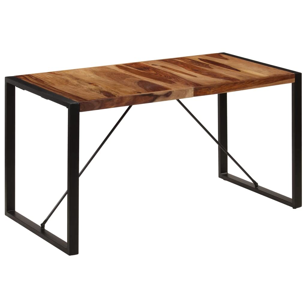 Square Solid Sheesham Wood Dining Table I8799
