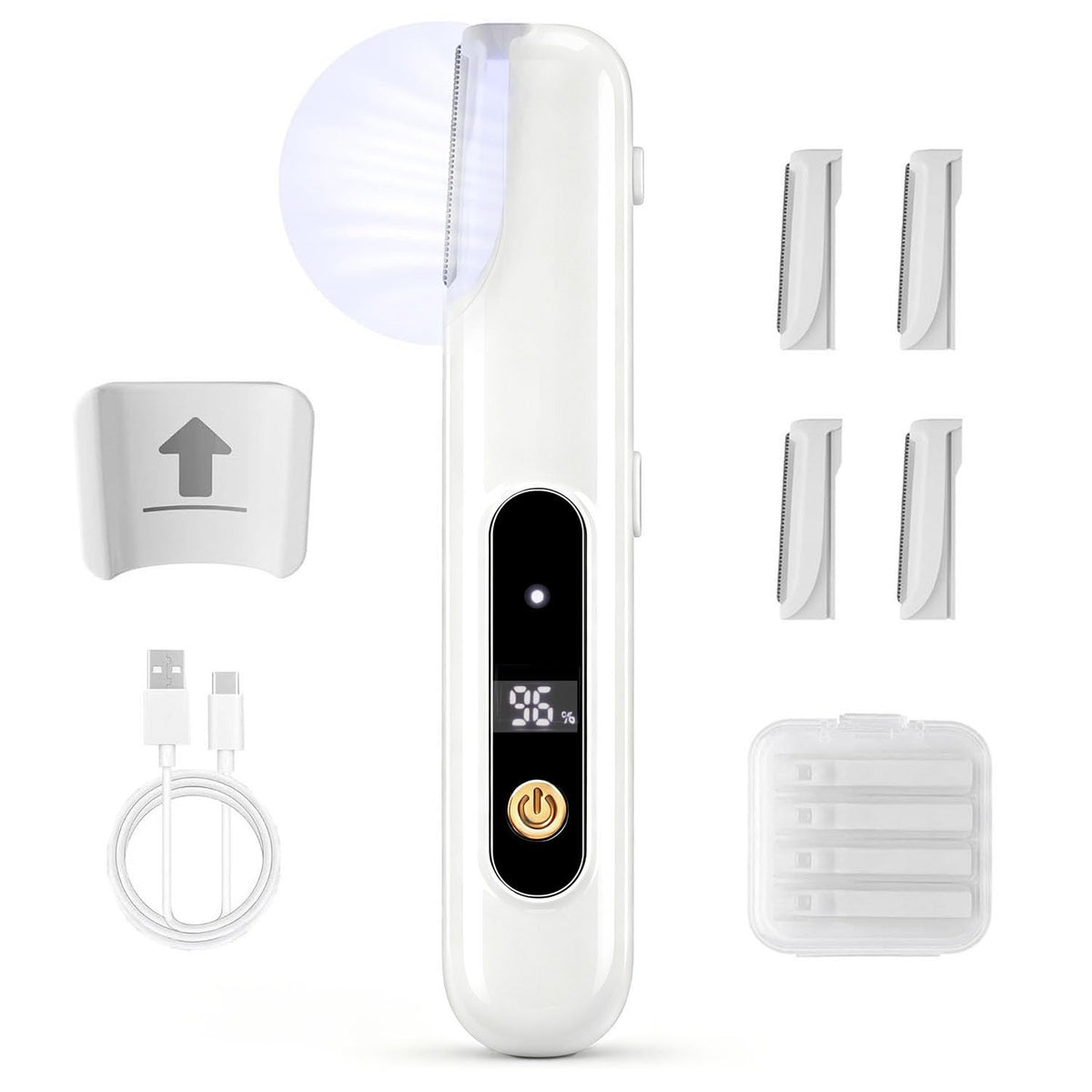 Sonic Dermaplane Razor with 5 Refill Blades T551914