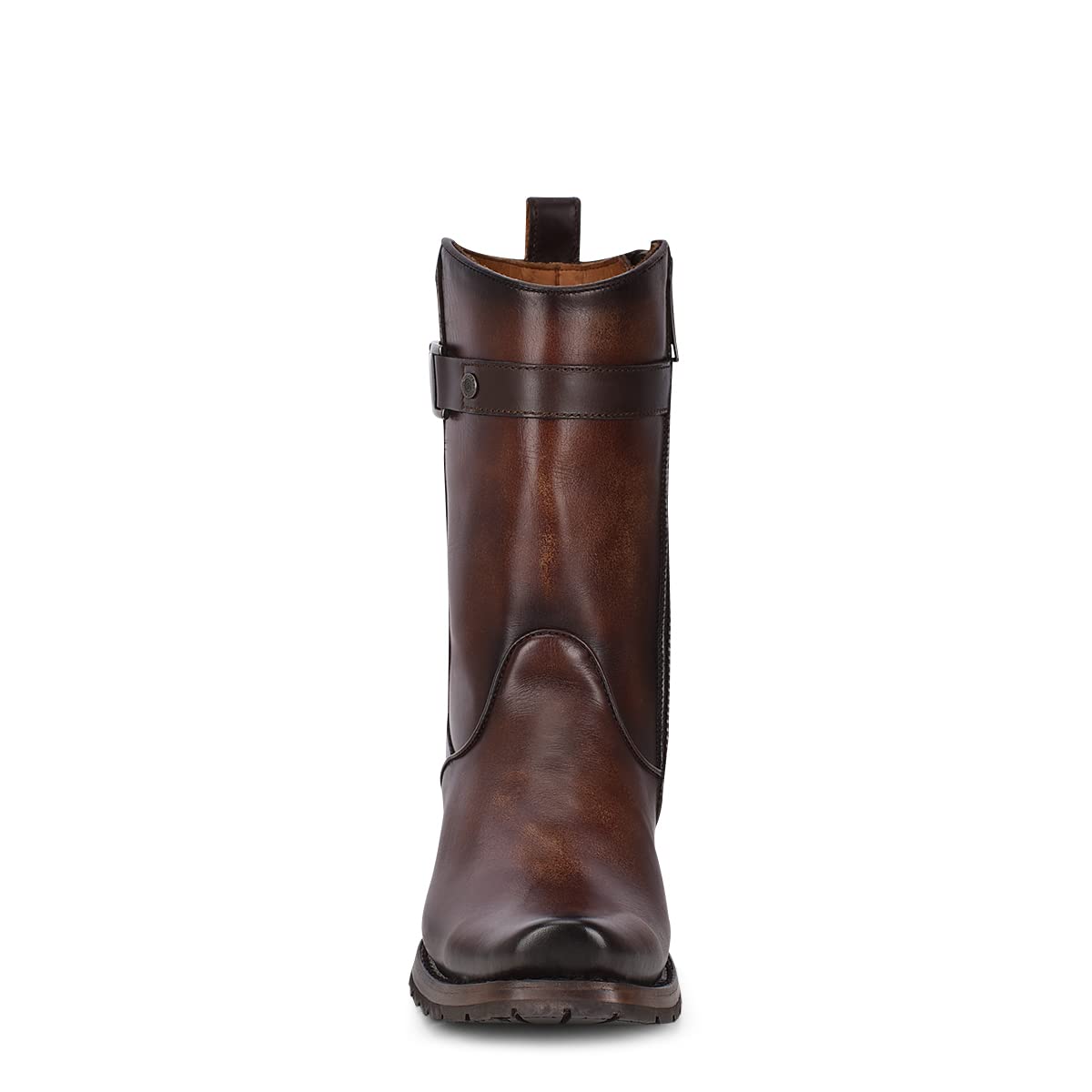 Bovine Leather Boot with Zipper F60288