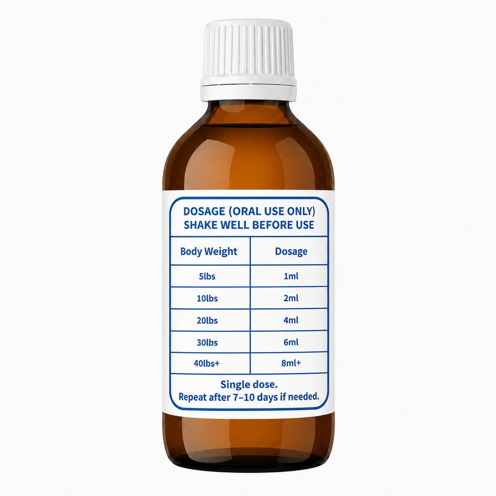 Dog & Cat Worm Care Liquid 3.38 fl oz M856234