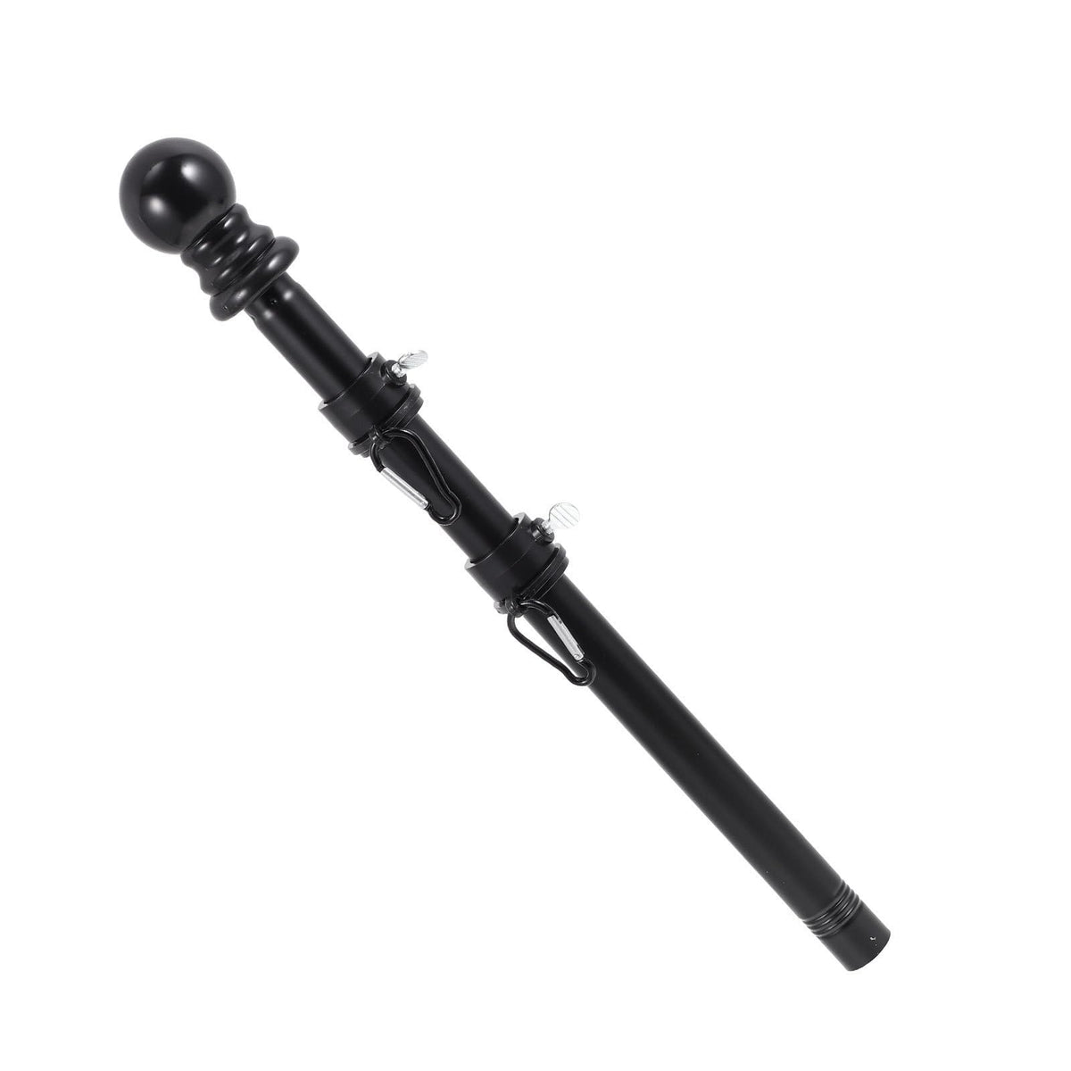 Black Rotating Flagpole Assembly with Base D556
