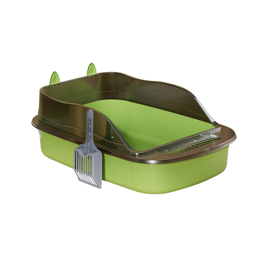 Green Semi Closed Sifting Cat Litter Box F839