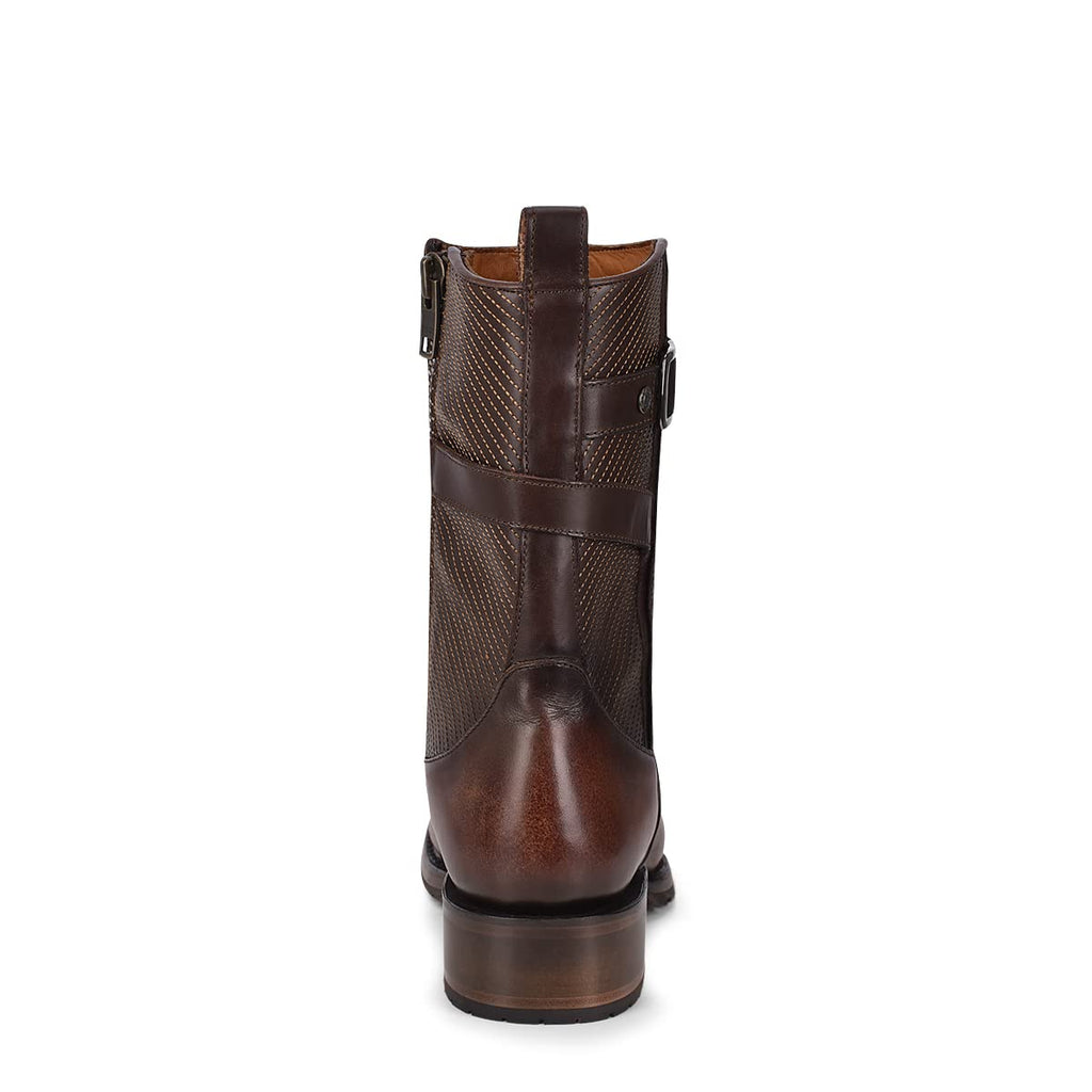 Bovine Leather Boot with Zipper F60288