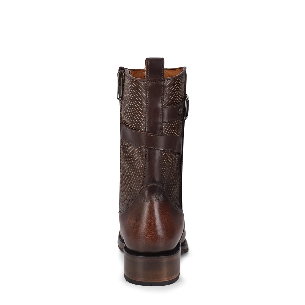 Bovine Leather Boot with Zipper F60288