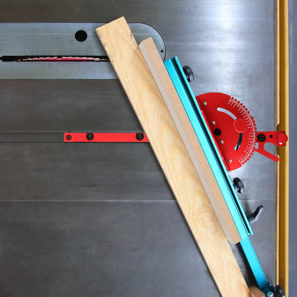 Table Saw Precision Miter System with Miter Fence & Bar Q133