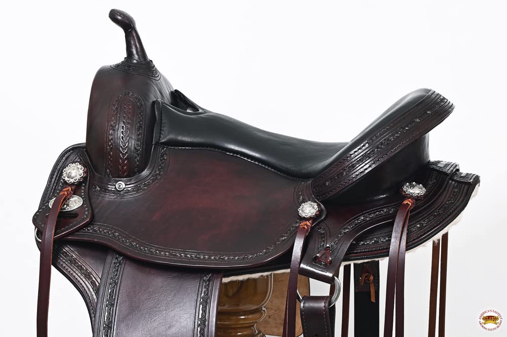 Dark Brown Western Saddle A377