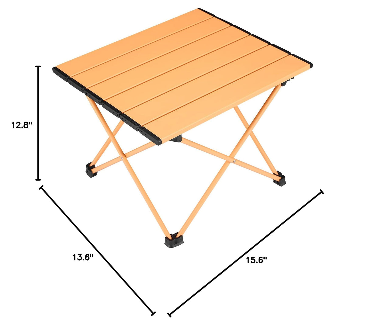 Portable Folding Camping Table Aluminum Top V2669