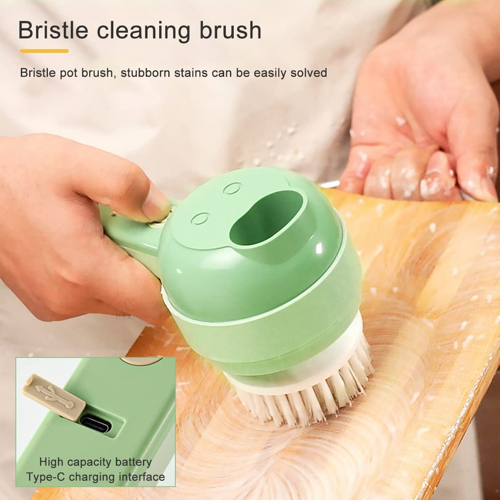 4 in 1 Handheld Electric Vegetable Cutter Set USB Rechargeable E321