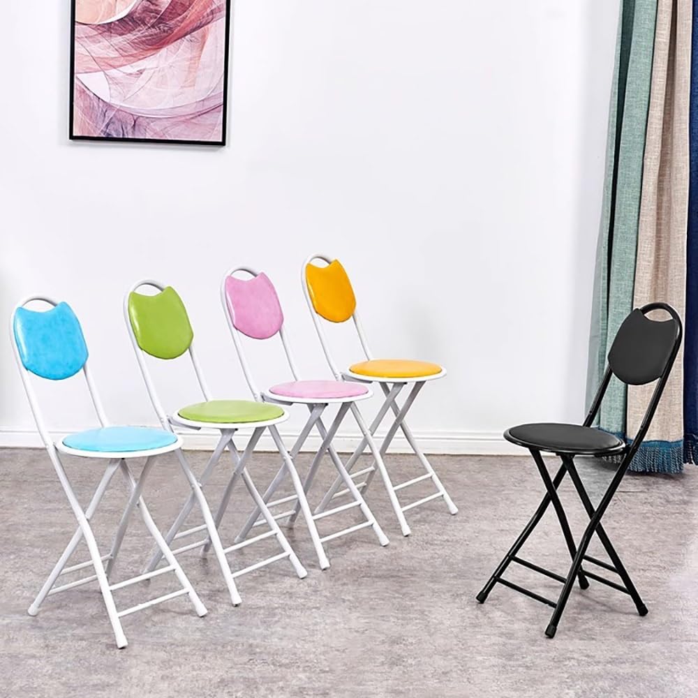 Folding Bar Stool with Padded Cushion Back T7032