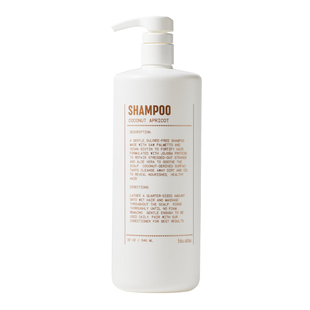 Shampoo and Conditioner Bundle Coconut Apricot 32 oz X6247
