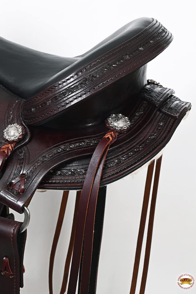 Dark Brown Western Saddle A377