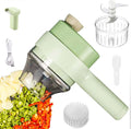 4 in 1 Handheld Electric Vegetable Cutter Set USB Rechargeable E321