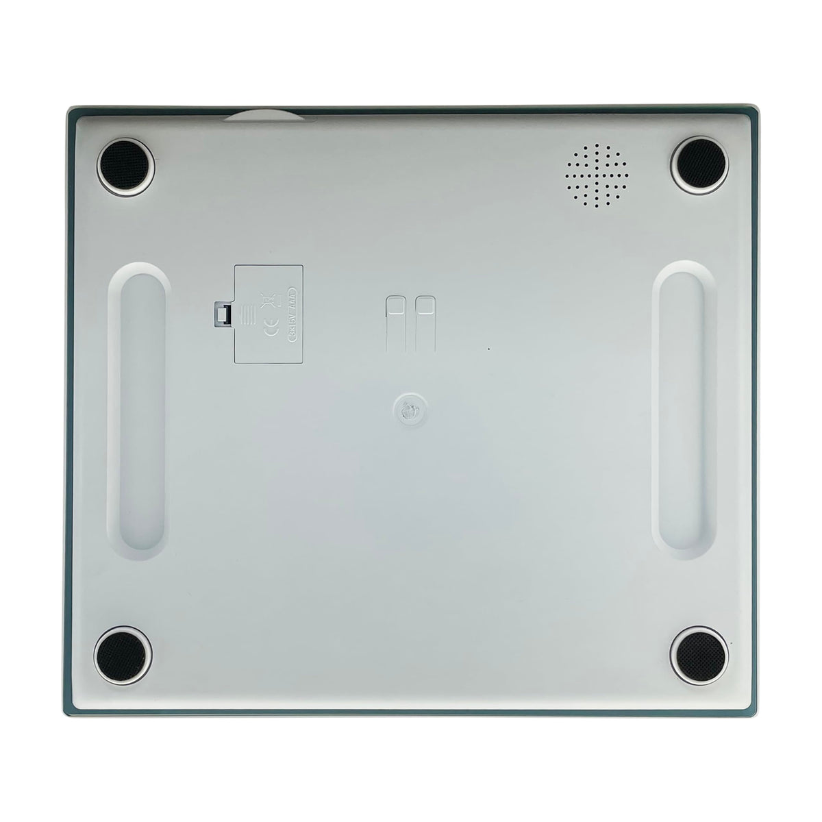 Digital Scale, Extra-Wide 13x15 Glass Platform, Slate Blue L672542