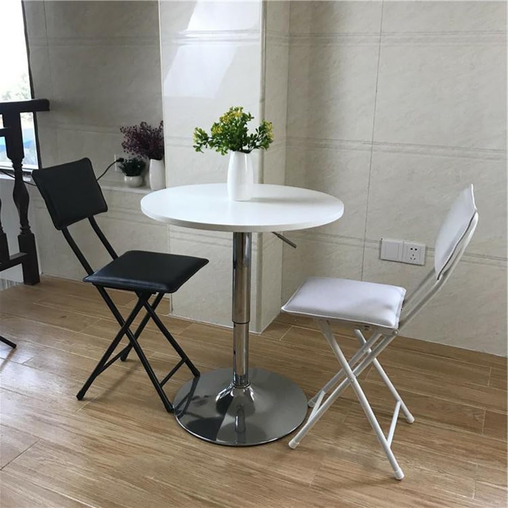 Foldable Counter Height Stool with Backrest F587241