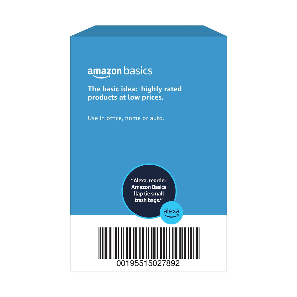 4 Gallon Trash Bags with Flap Ties, Fresh Scent, 80 Count T52563