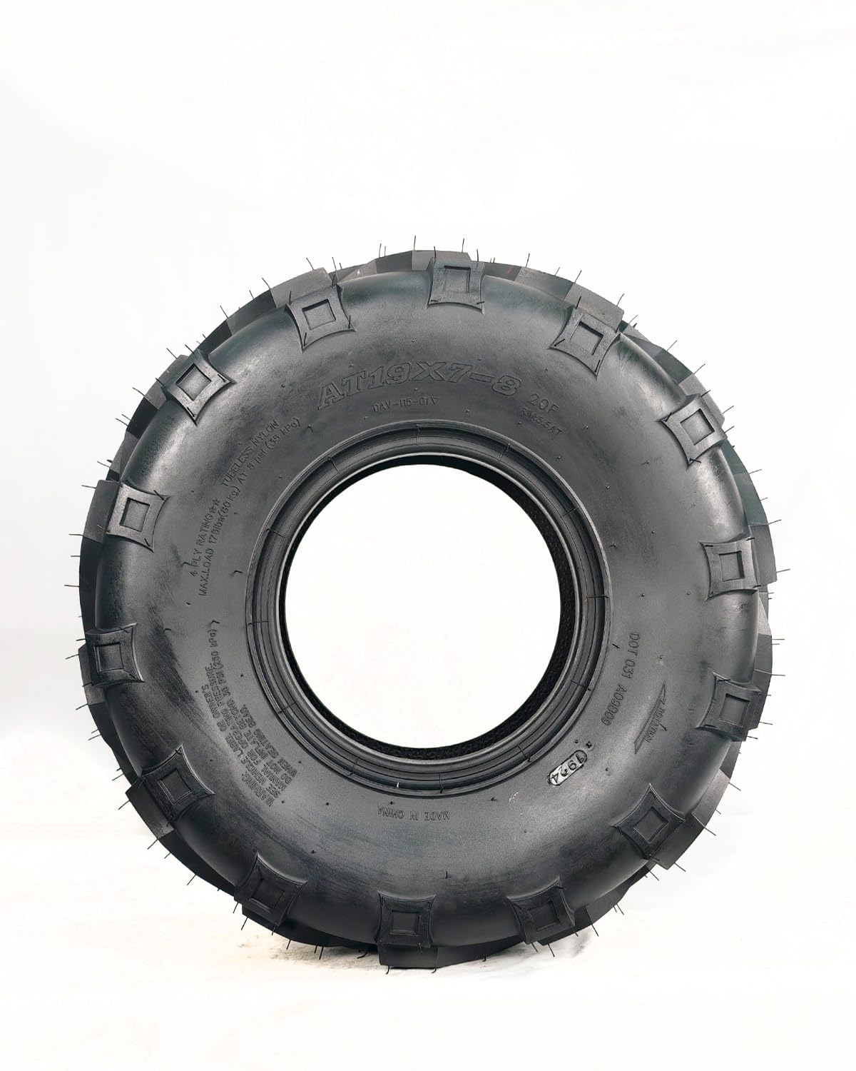 2 Pack 19x7-8 ATV Tires 4PR Tubeless All Terrain N180862
