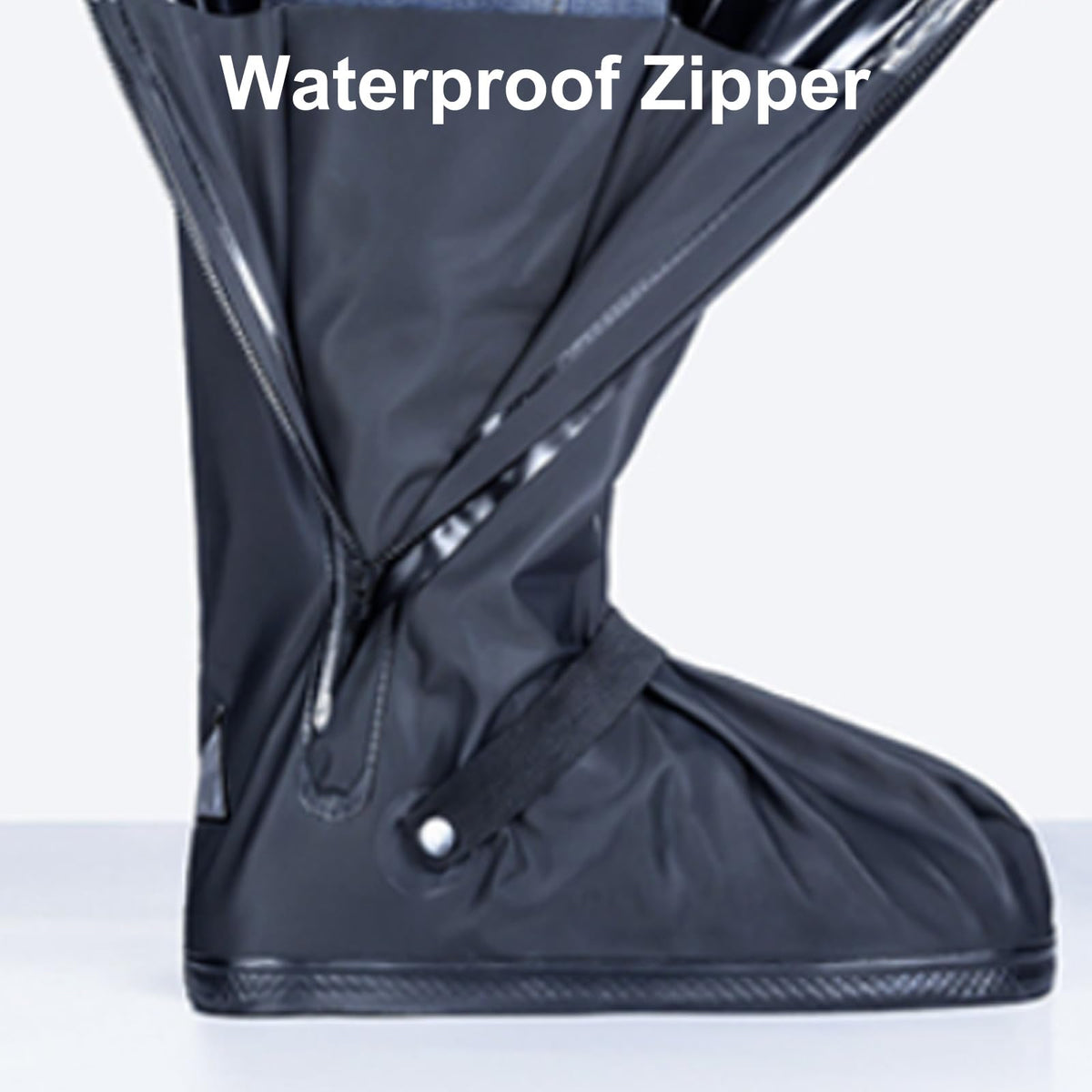 Waterproof Reusable Foldable Shoe Covers with Zipper Y22000