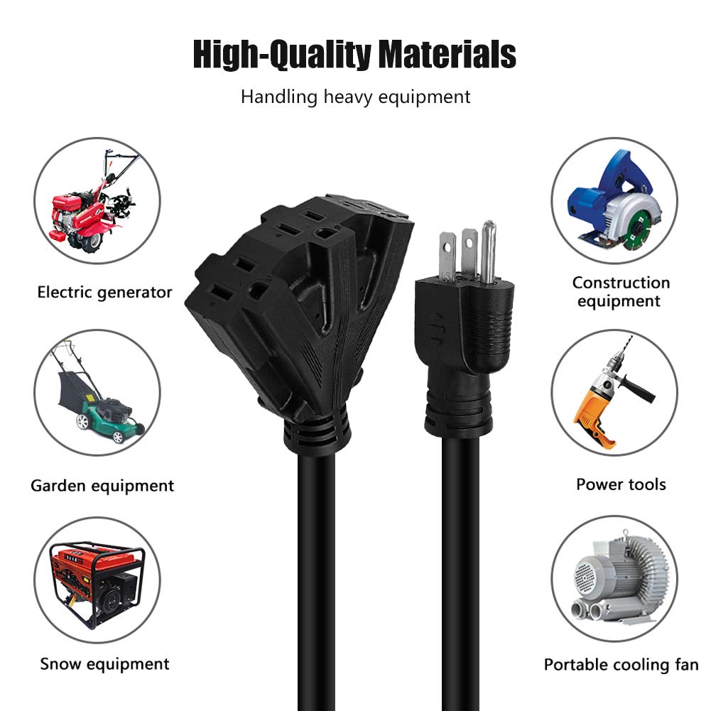 100FT 12/3 Outdoor Heavy Duty Extension Cord G113