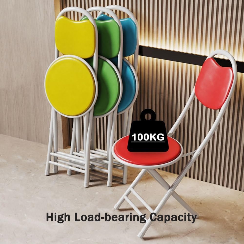 Folding Bar Stool with Padded Cushion Back T7032