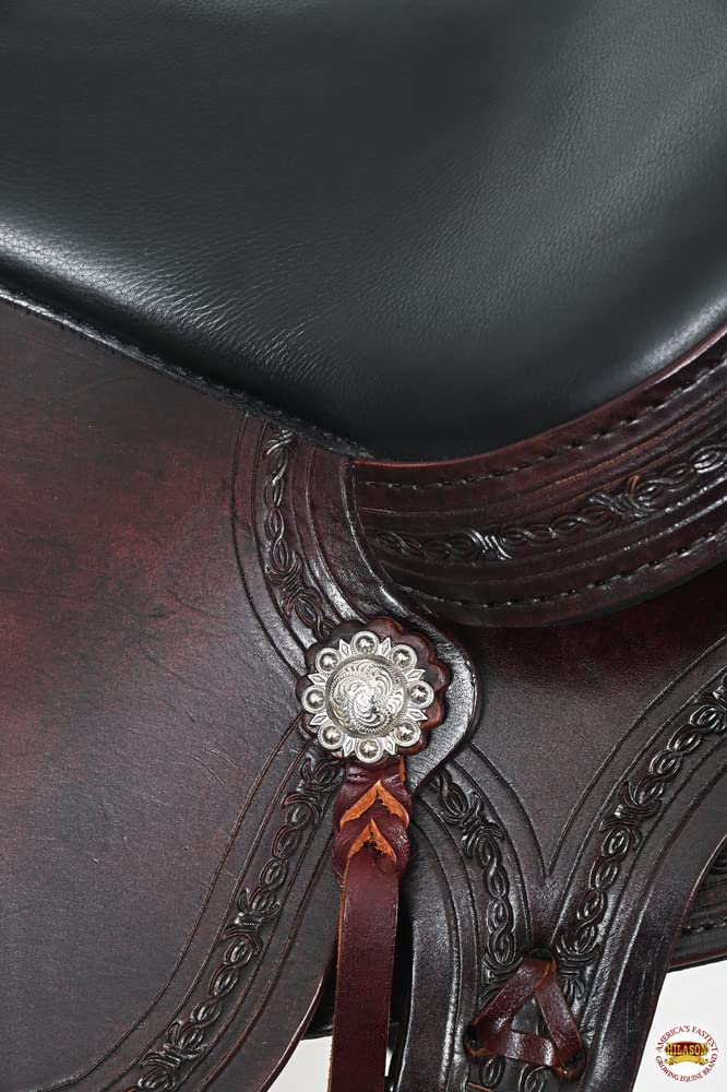 Dark Brown Western Saddle A377