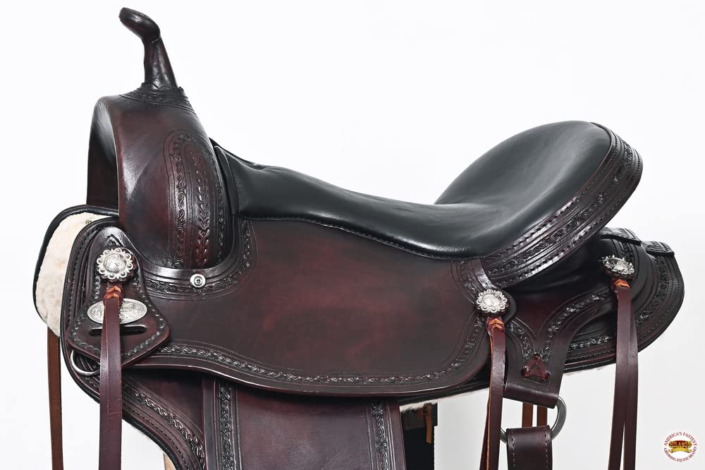 Dark Brown Western Saddle A377