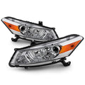 Chrome Housing Headlights Headlamps S7212