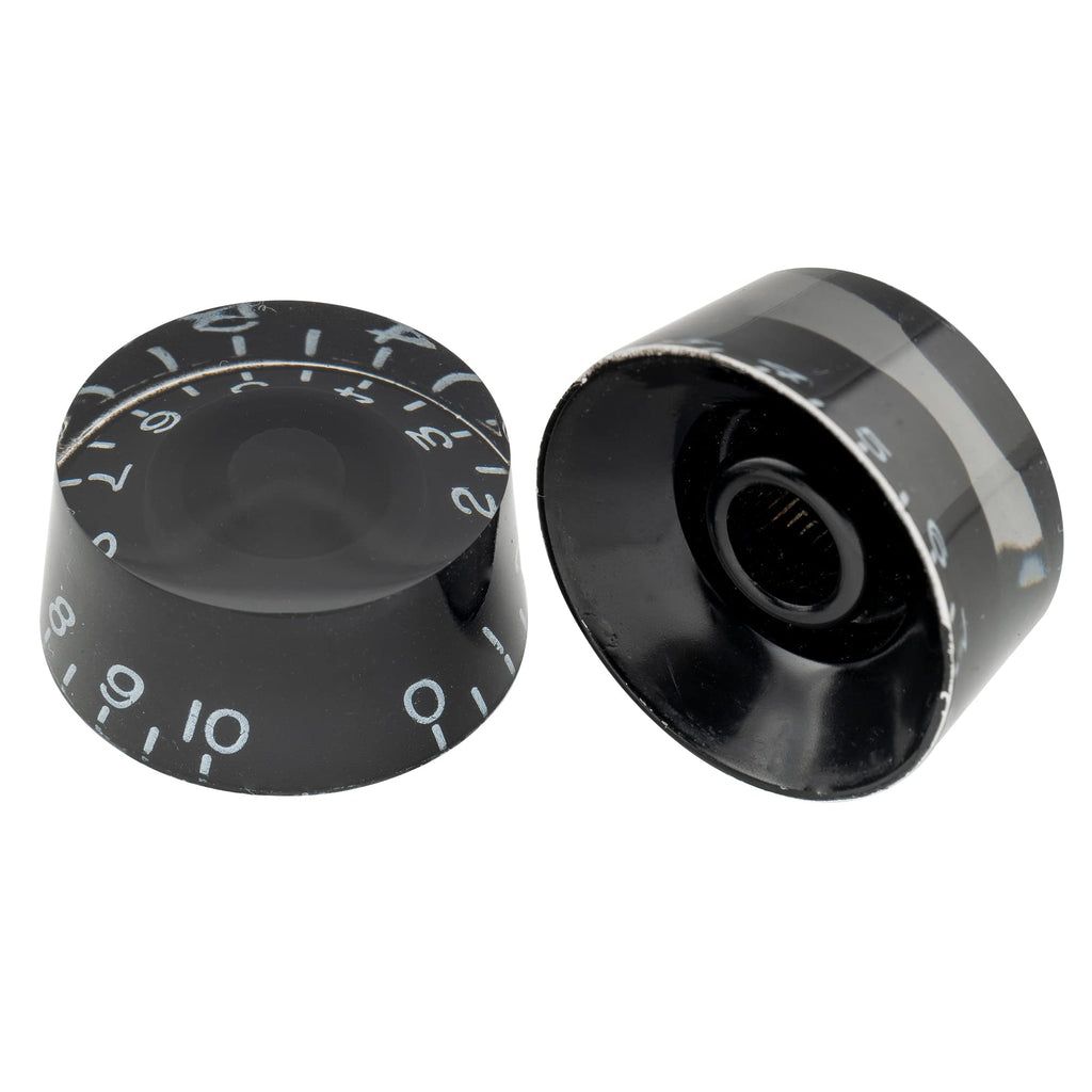 Black 4Pcs Guitar Knobs L348198