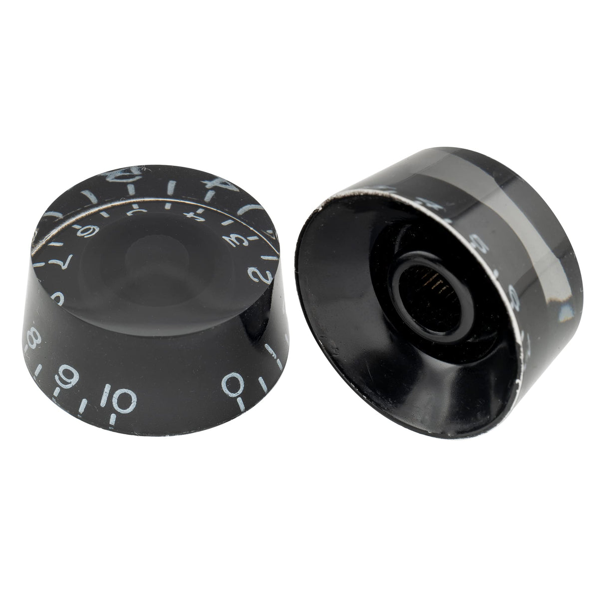 Black 4Pcs Guitar Knobs L348198