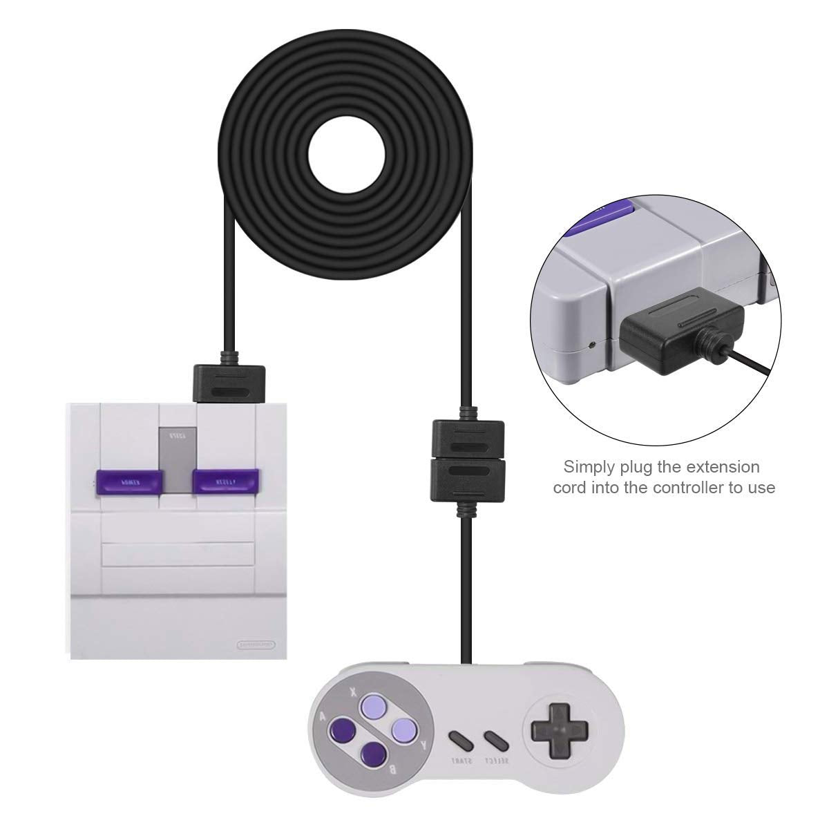 2-Pack 6ft PS2 Controller Extension Cable S2185