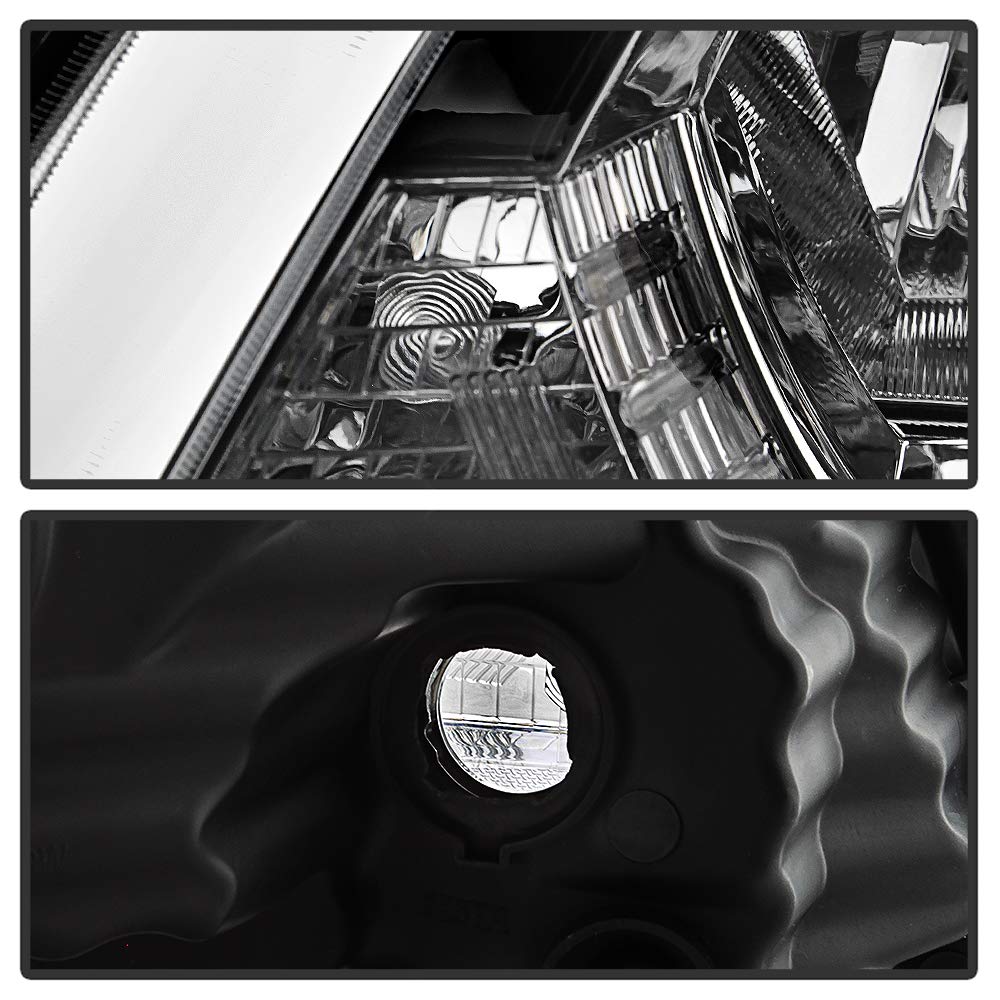 Chrome Housing Headlights Headlamps S7212