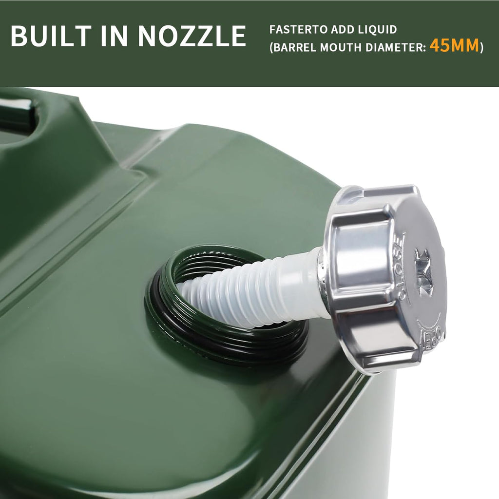 5 Gallon Metal Watering Can with Removable Spout I73893