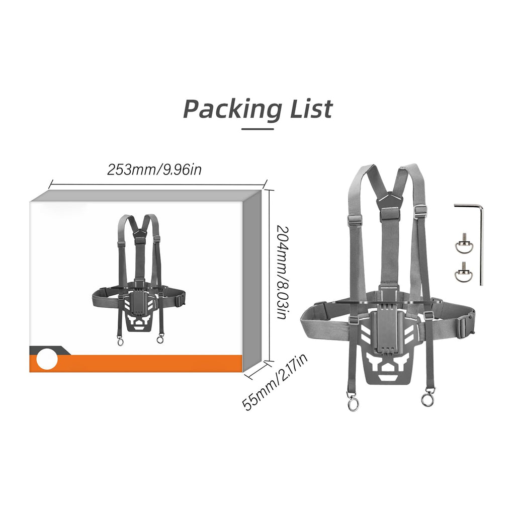 Handsfree Remote Control Chest Mount Straps S809793