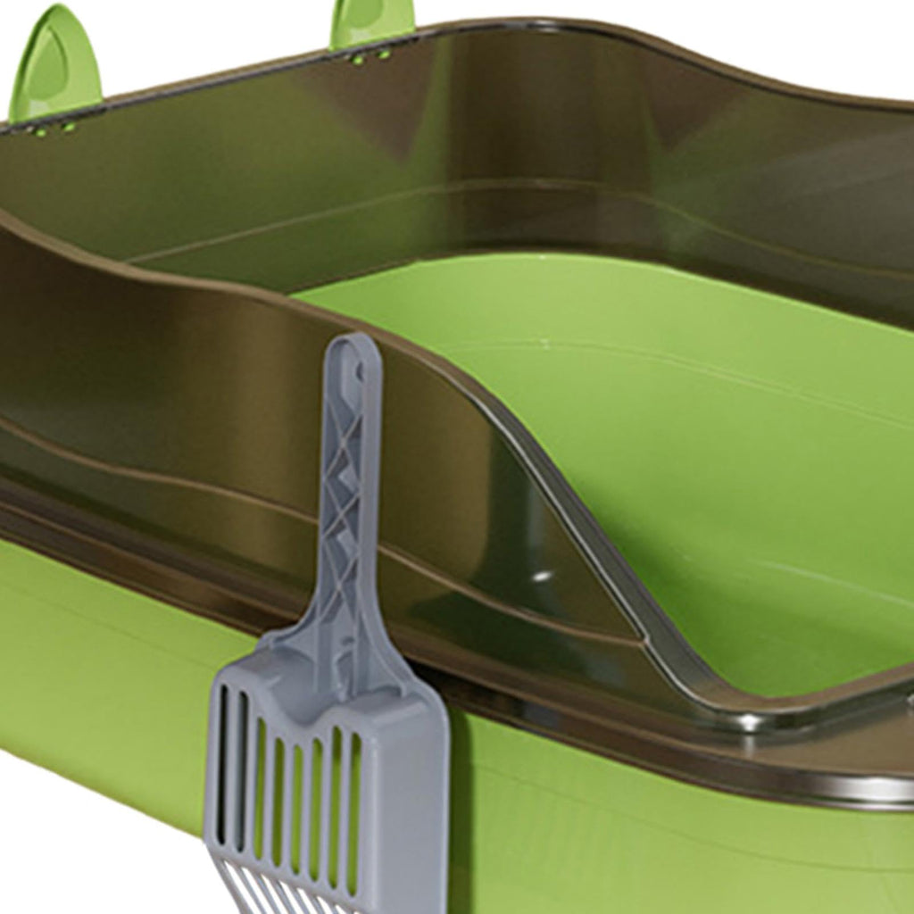 Green Semi Closed Sifting Cat Litter Box F839