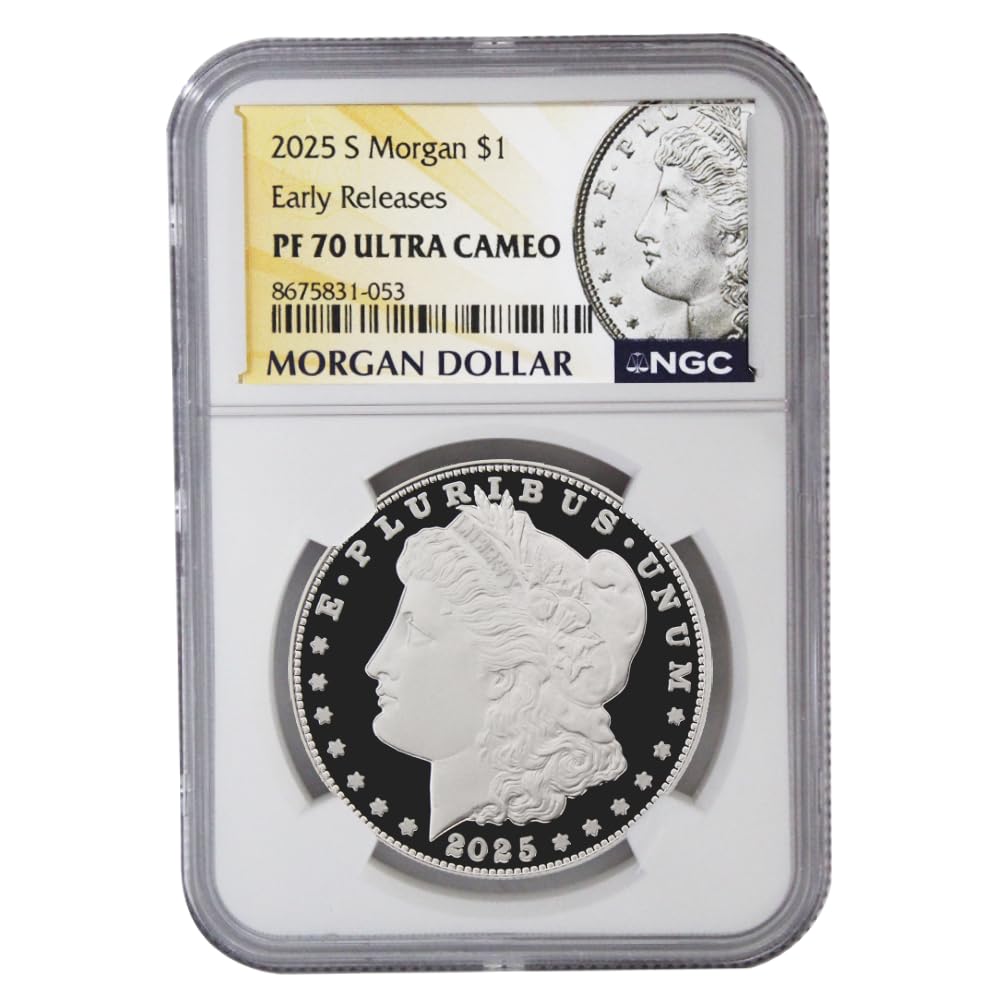 American Silver Morgan Dollar Coin PF-70 Ultra Cameo L671571