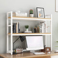 Solid Wood 2 Tier Bookshelf Desk Z9293