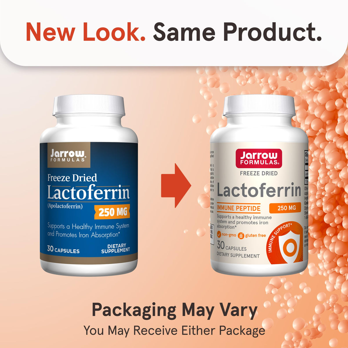 Lactoferrin Supplements 250 mg 30 Capsules F119
