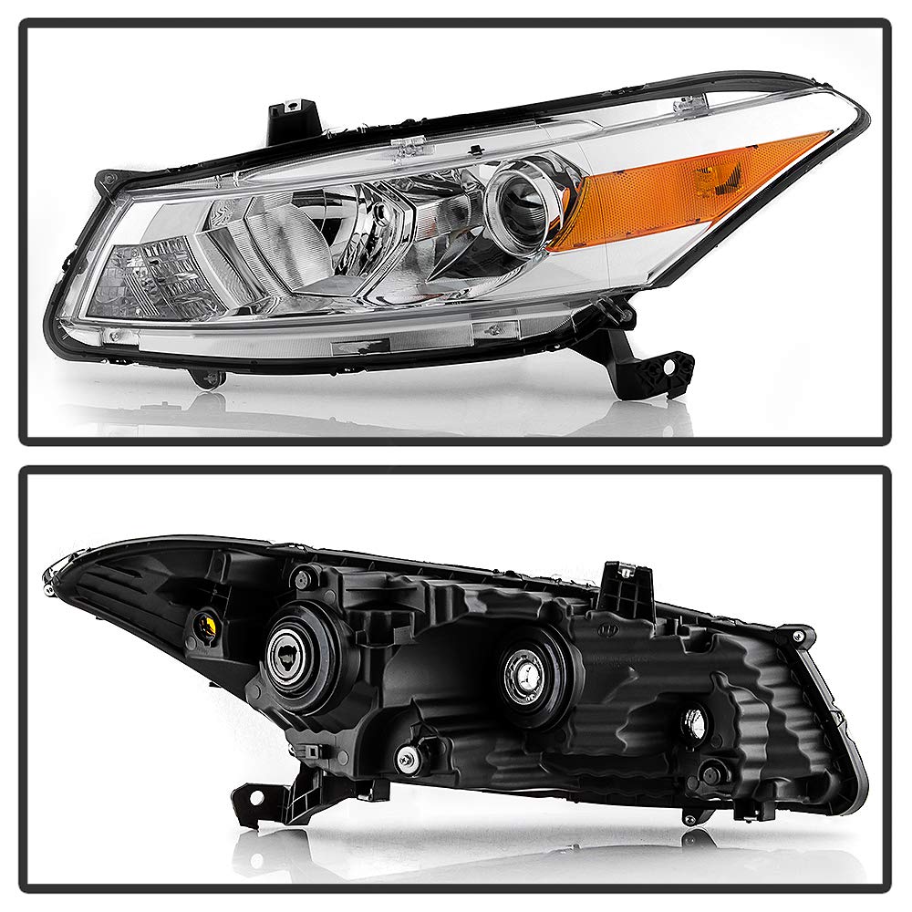 Chrome Housing Headlights Headlamps S7212
