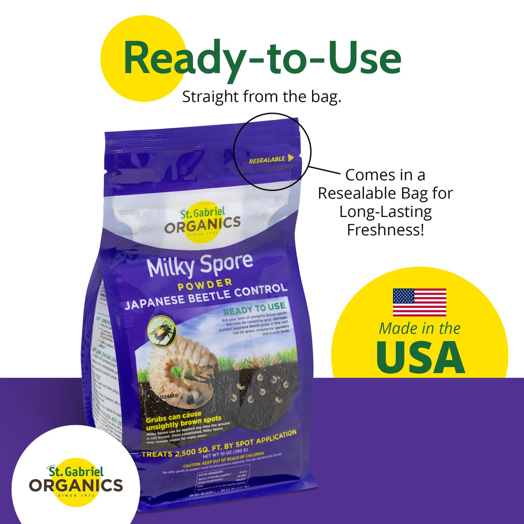 Milky Spore Powder Grub Control, 10oz Y5441