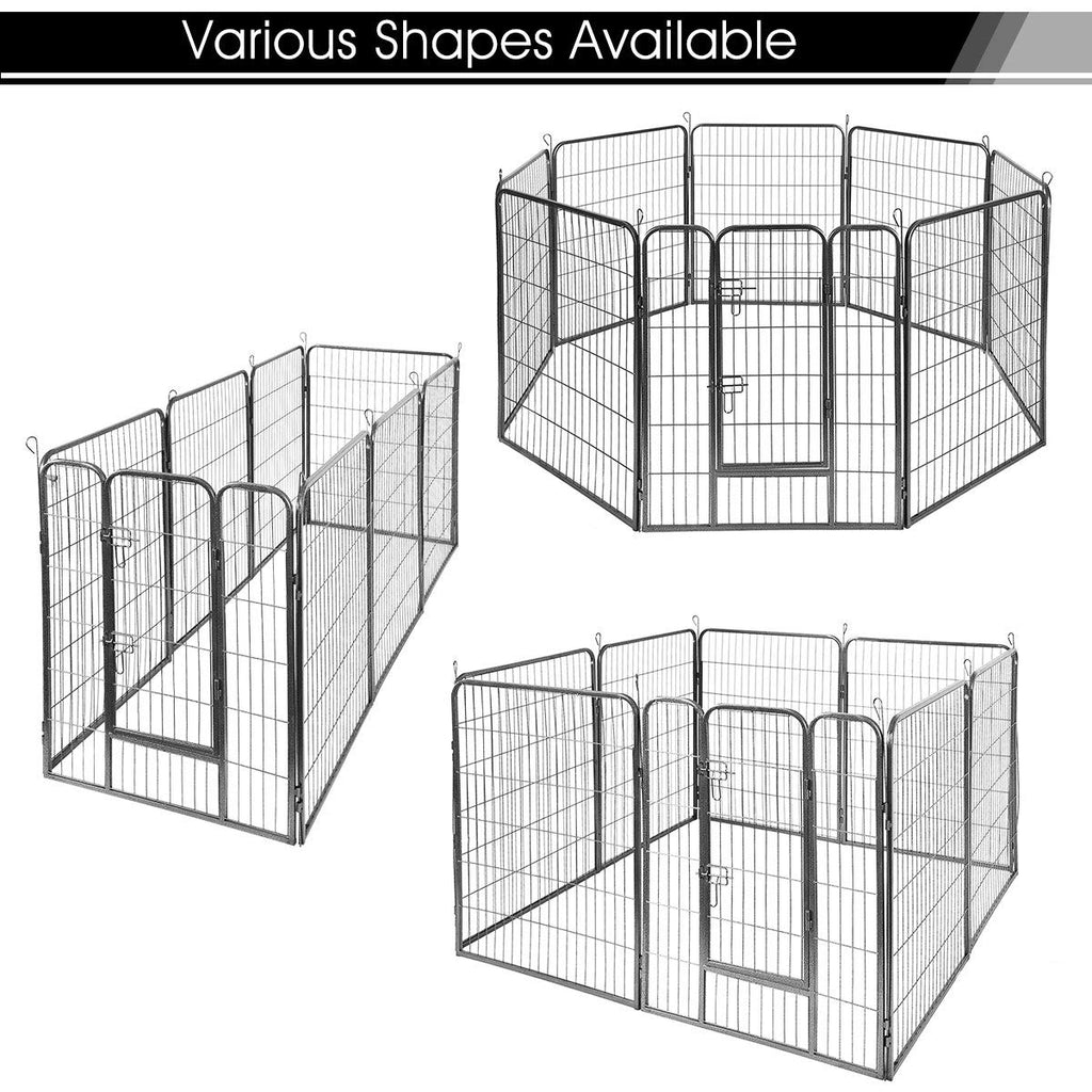 16 Panel Metal Pet Playpen with Door K6945