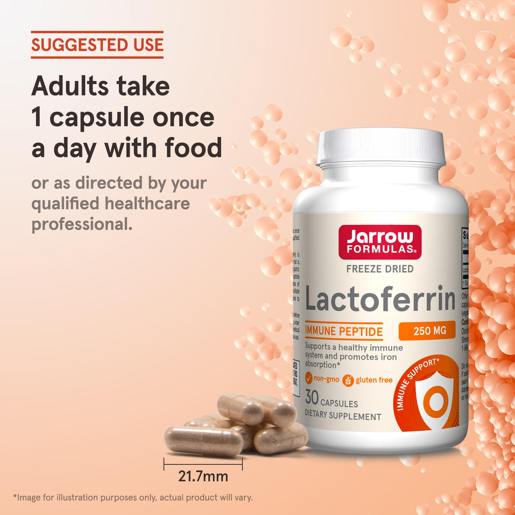 Lactoferrin Supplements 250 mg 30 Capsules F119