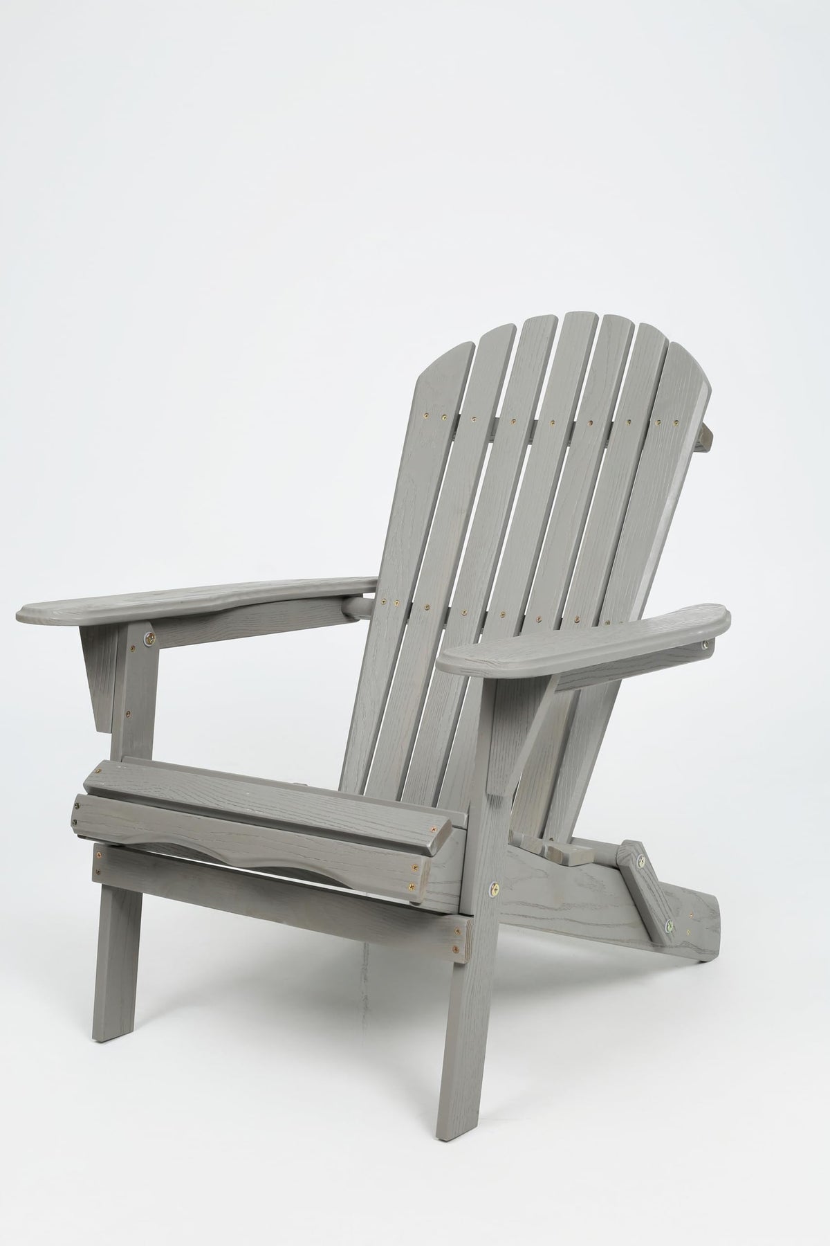 Wood Lounge Patio Chair Set of 2, Folding Adirondack Chairs, Solid Cedar Wood Y778283