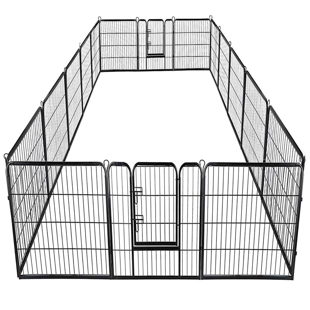 16 Panel Metal Pet Playpen with Door K6945