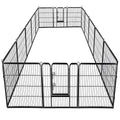 16 Panel Metal Pet Playpen with Door K6945