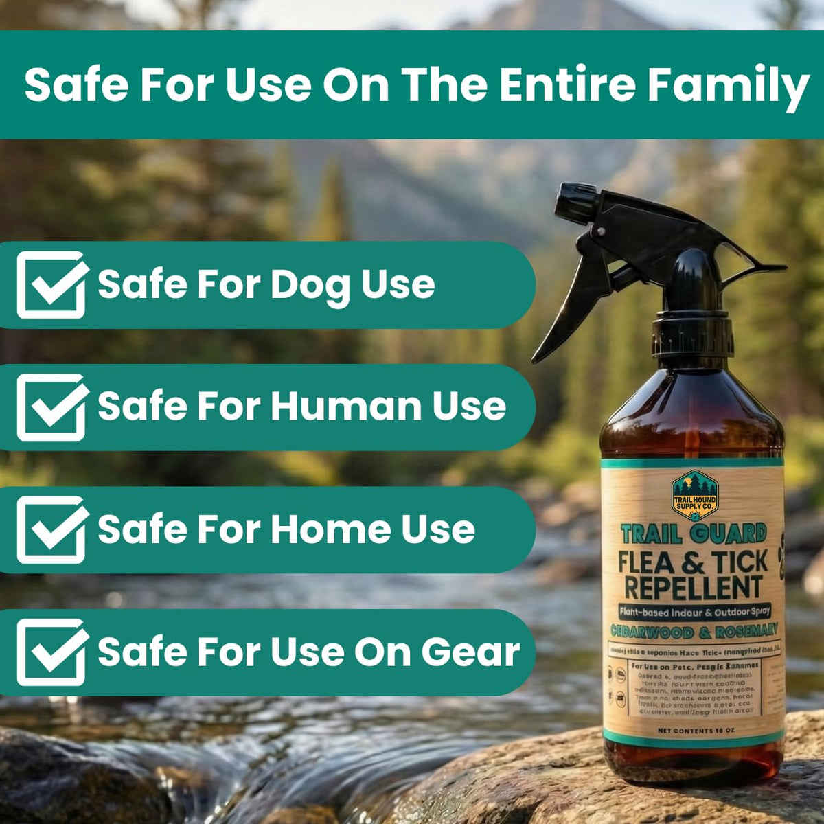 Natural Extra Strength Insect, Flea and Tick Spray 16oz P9339