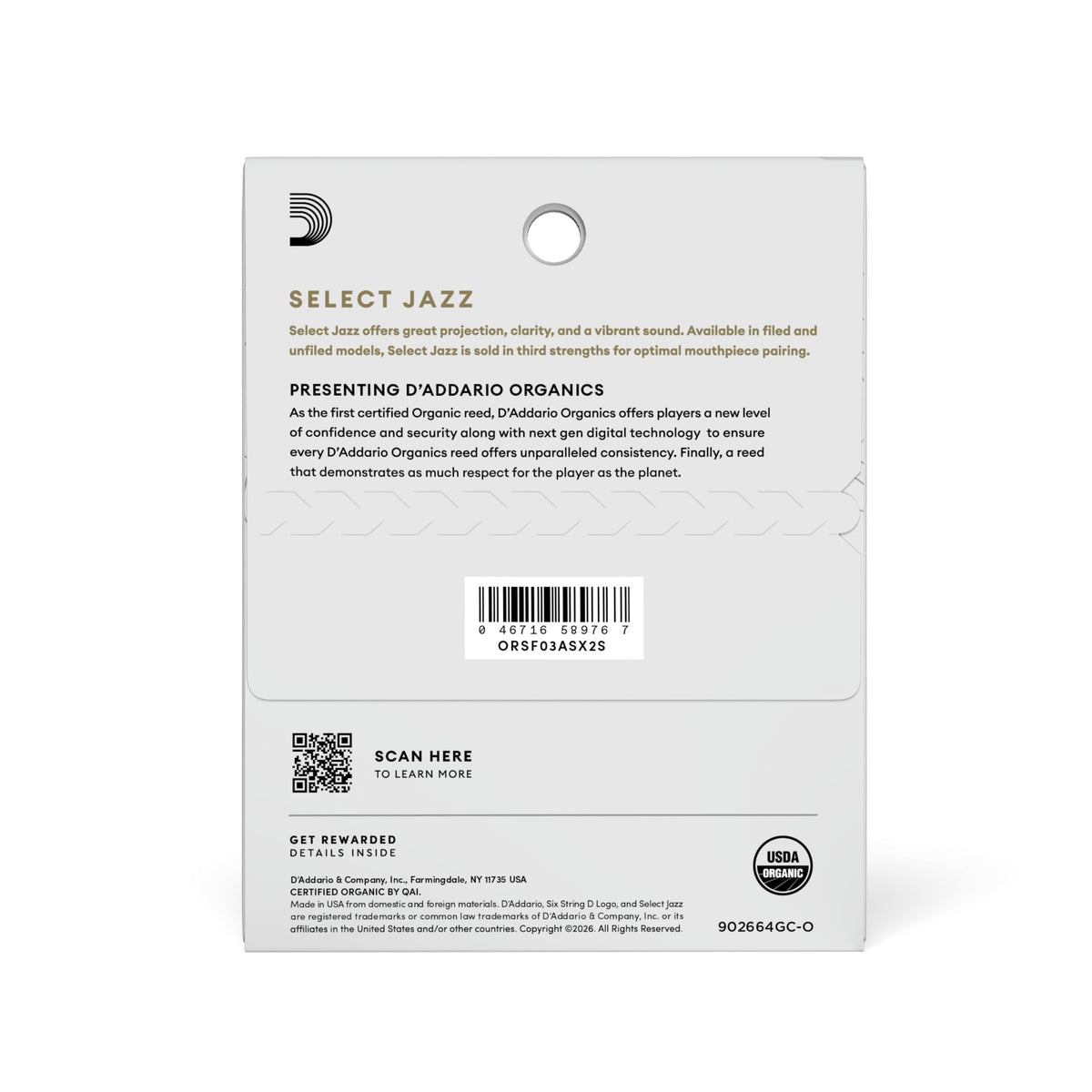 Alto Sax Reeds 2 Soft 3-Pack Y27358