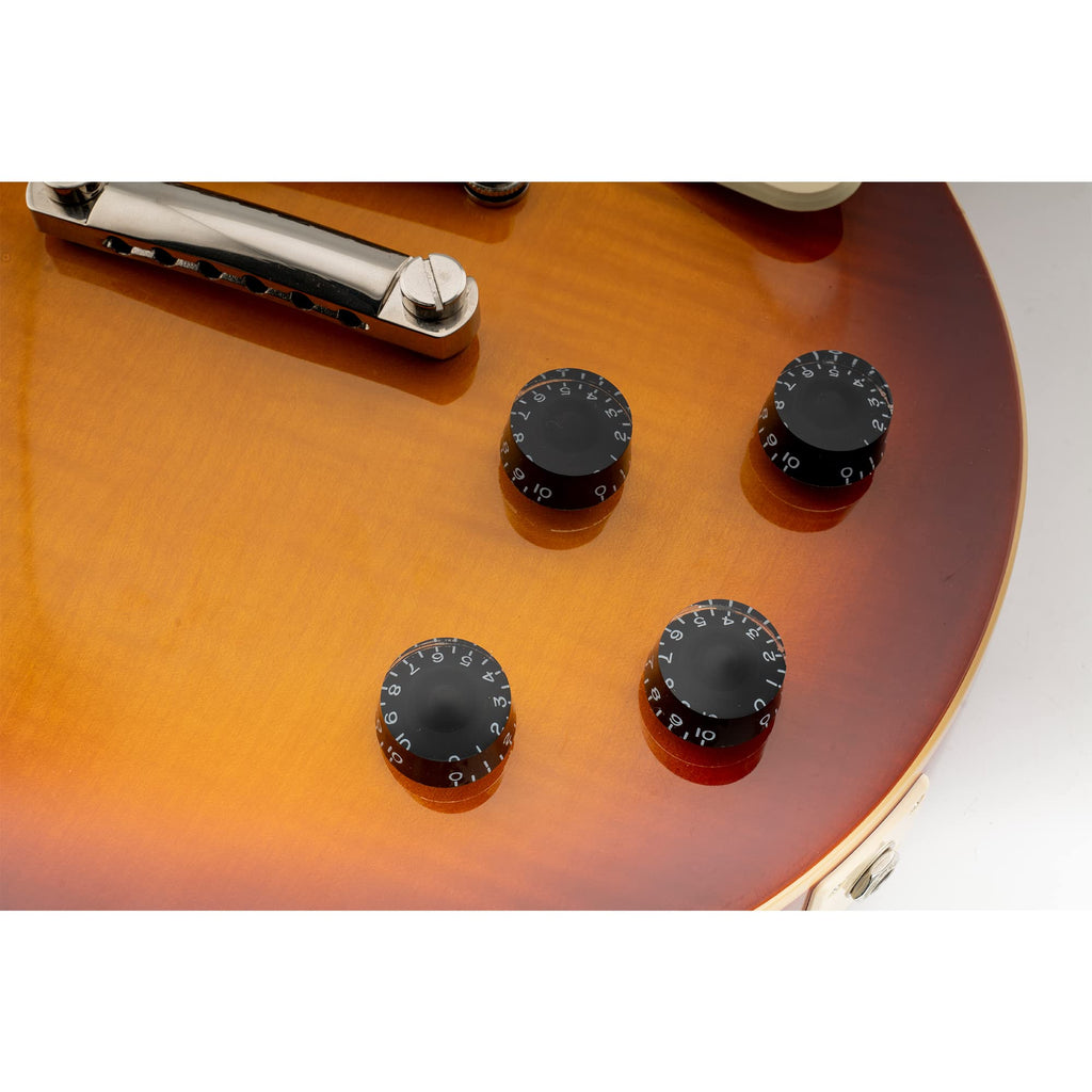 Black 4Pcs Guitar Knobs L348198