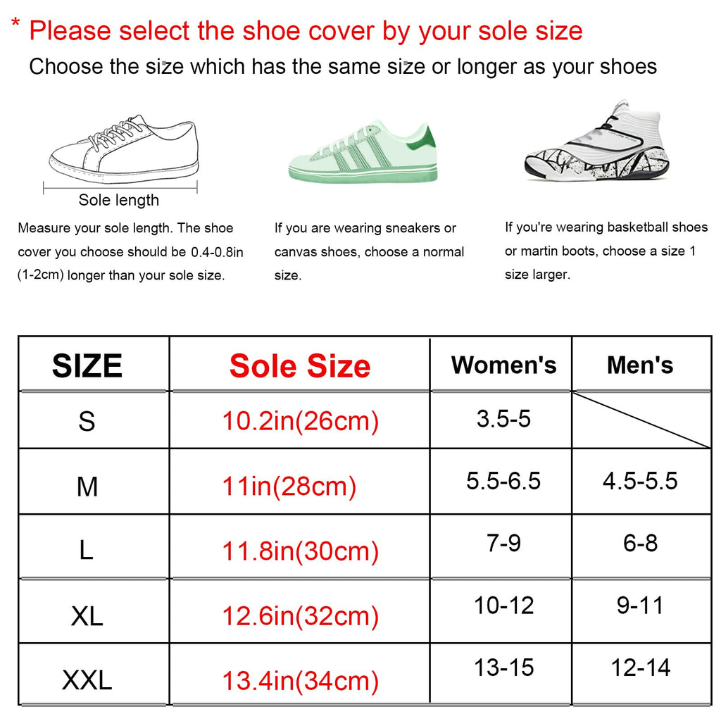 Waterproof Reusable Foldable Shoe Covers with Zipper Y22000