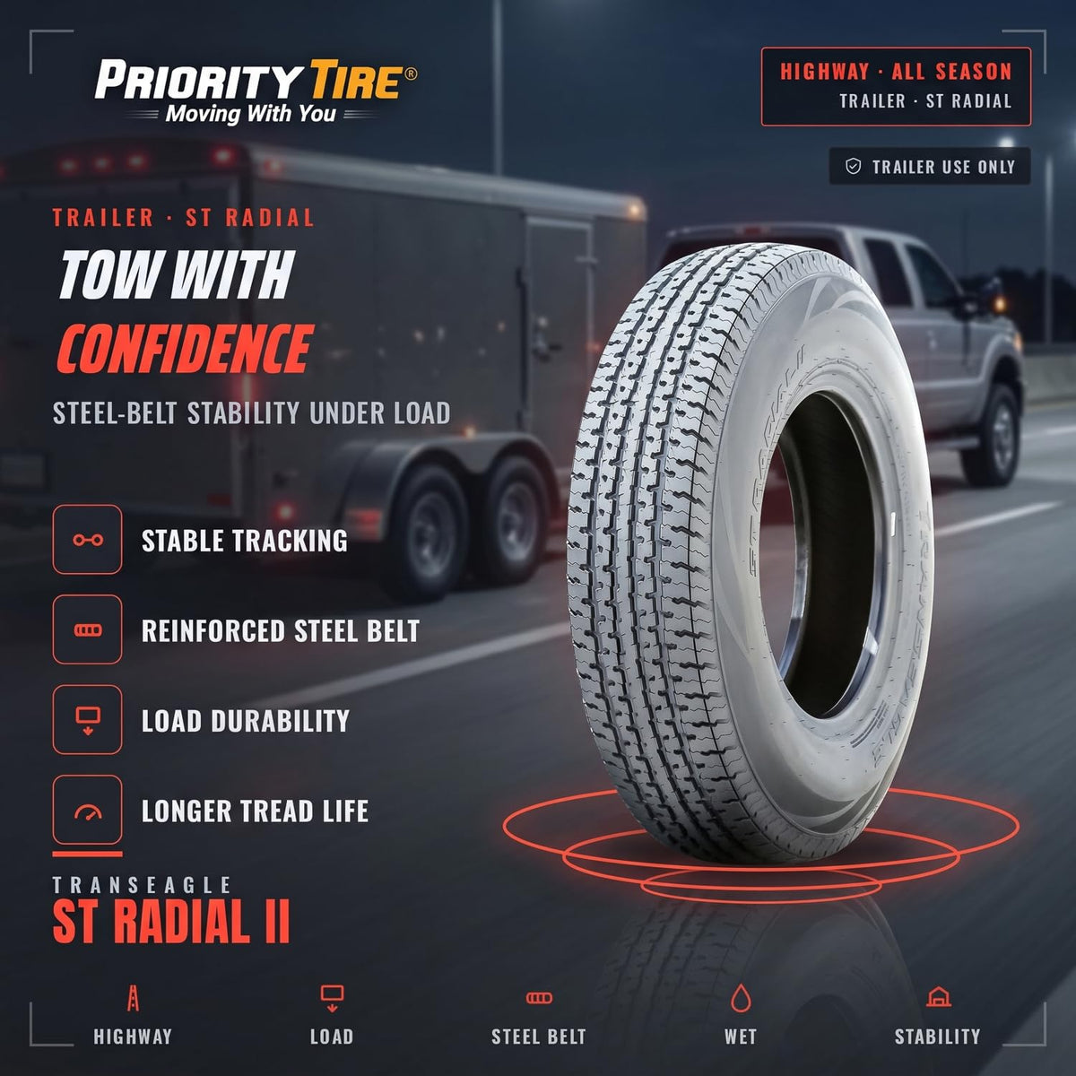 All Season 10 Ply Tire J699