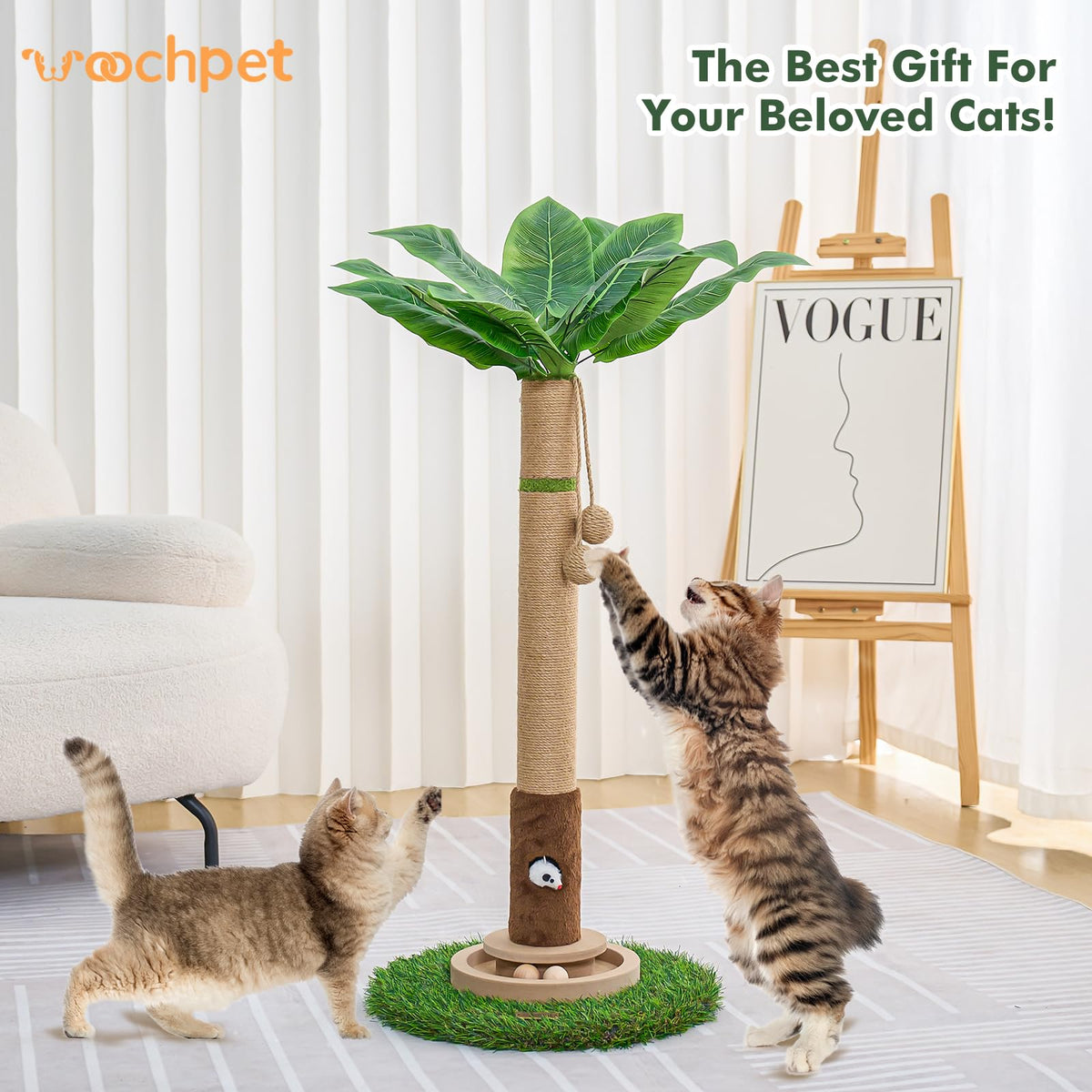 Tall Cat Scratching Post R81416